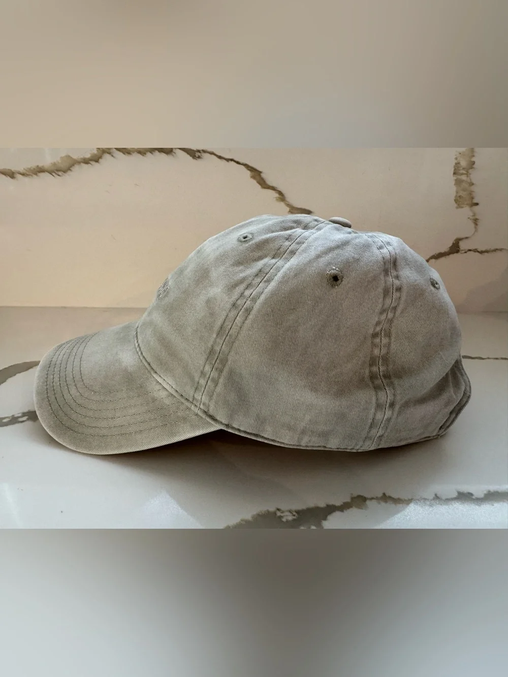NWOT JOAH BROWN Sage Green Washed Cotton Embroidered Dad Hat OSFM - Picture 4 of 9